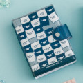 Japan San-X Original 6 Hole Sticker Binder - Monokuro Boo : All Over Pattern - 4