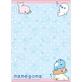 Japan San-X Original 6 Hole Sticker Binder - Mamegoma : Blue Pink - 2
