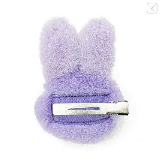 Japan Monchhichi Plush Hair Clip - Chimutan : Shinako Dreamy Purpe - 2