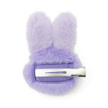 Japan Monchhichi Plush Hair Clip - Chimutan : Shinako Dreamy Purpe - 2
