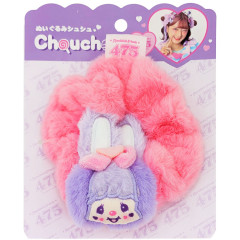 Japan Monchhichi Fluffy Scrunchie - Chimutan : Shinako Dreamy Purpe
