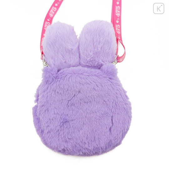 Japan Monchhichi Mascot Neck Pouch - Shinako Dreamy Purpe - 2