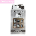Japan Sanrio Original Nail Tips - Hello Kitty : I Love Hello Kitty Houndstooth - 1