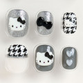 Japan Sanrio Original Nail Tips - Hello Kitty : I Love Hello Kitty Houndstooth - 3