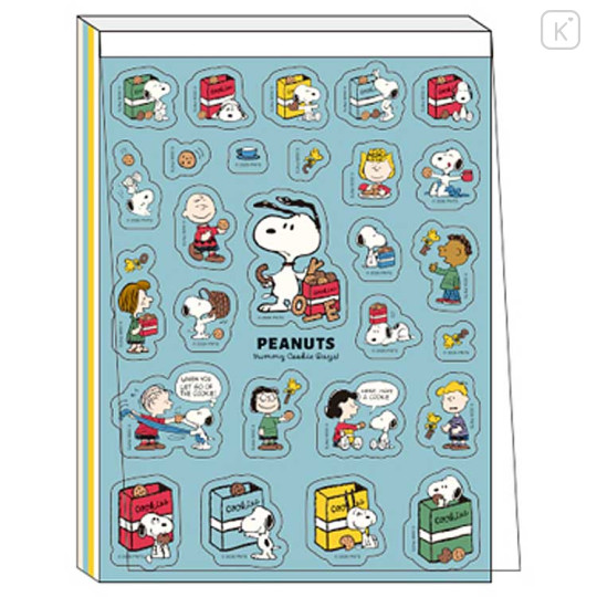 Japan Peanuts A6 Notepad - Snoopy & Woodstock : Yummy Cookie Days - 1
