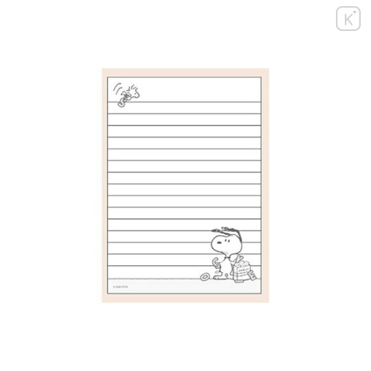 Japan Peanuts A6 Notepad - Snoopy & Woodstock : Yummy Cookie Days - 3
