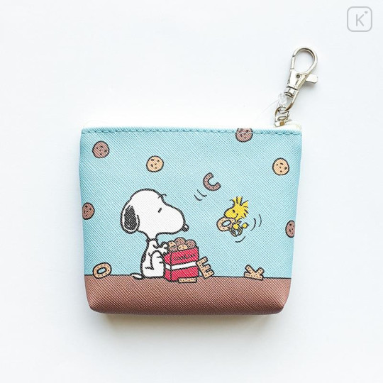 Japan Peanuts Triangular Mini Pouch - Snoopy & Woodstock : Yummy Cookie Days - 2