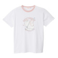 Japan Mofusand T-shirt (M) - Butterfly Momohane Cat White - 1