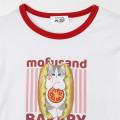 Japan Mofusand T-shirt (M) - Mofumofu Bakery Koppepan Sandwich White - 5