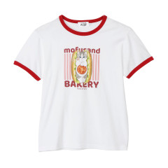 Japan Mofusand T-shirt (XL) - Mofumofu Bakery Koppepan Sandwich White