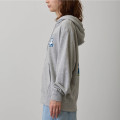 Japan Mofusand Country Check Zip Hoodie (M) - Shark Cat Gray - 8