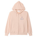 Japan Mofusand Country Check Zip Hoodie (M) - Bunny Cat Natural - 1