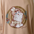Japan Mofusand Country Check Zip Hoodie (M) - Bunny Cat Natural - 8