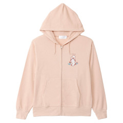 Japan Mofusand Country Check Zip Hoodie (L) - Bunny Cat Natural