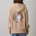 Japan Mofusand Country Check Zip Hoodie (L) - Bunny Cat Natural - 6