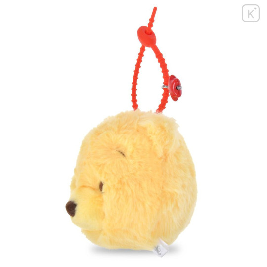 Japan Disney Store Plush Keychain - Pooh : Fuwamoko Face - 2