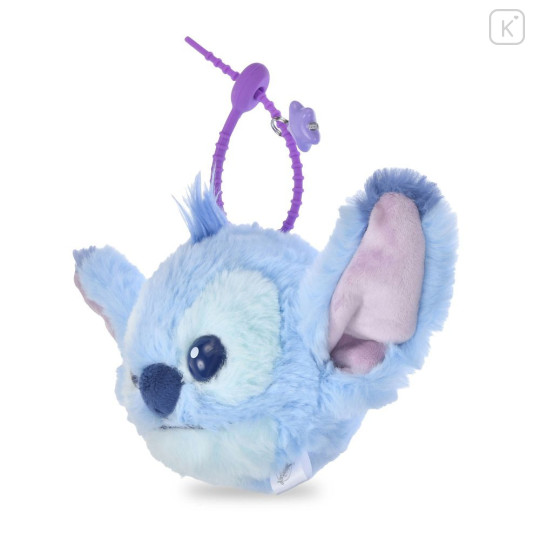Japan Disney Store Plush Keychain - Stitch : Fuwamoko Face - 2