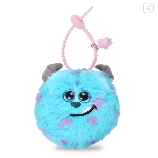 Japan Disney Store Plush Keychain - Sulley : Fuwamoko Face - 1