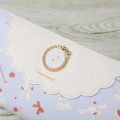 Japan Sanrio Round Zipper Long Wallet - Cinnamoroll : Sweet Cakes Collection - 4