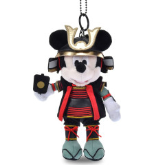 Japan Disney Store Plush Keychain - Mickey : Samurai Helmet