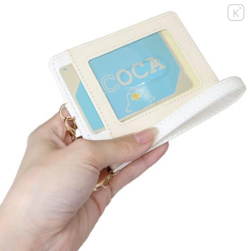 Japan Sanrio Pass Case Card Holder & Reel - Hello Kitty : Sweet Cakes Collection - 2