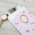 Japan Sanrio Pass Case Card Holder & Reel - Kuromi : Sweet Cakes Collection - 3