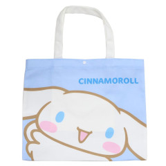 Japan Sanrio Canvas Tote Bag - Cinnamoroll : Light Blue