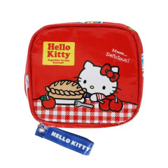 Japan Sanrio Mini Square Pouch - Hello Kitty : Cooking Delicious Apple Pie