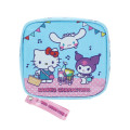 Japan Sanrio Mini Square Pouch - Cinnamoroll & Hello Kitty & Kuromi : Shopping Fun - 1
