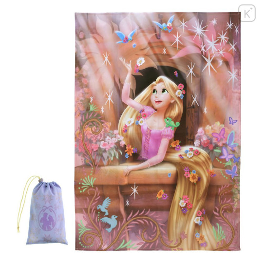 Japan Disney Store Picnic Blanket Leisure Sheet - Rapunzel & Pascal Leisure Time - 1