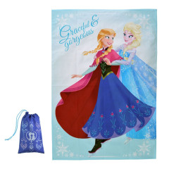 Japan Disney Store Picnic Blanket Leisure Sheet - Anna & Elsa : Skating Leisure Time