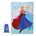 Japan Disney Store Picnic Blanket Leisure Sheet - Anna & Elsa : Skating Leisure Time - 1