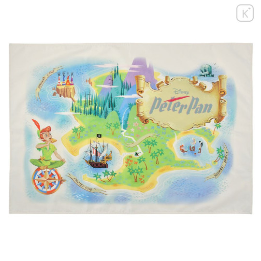 Japan Disney Store Picnic Blanket Leisure Sheet - Peter Pan : World Map - 1