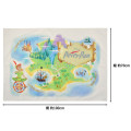 Japan Disney Store Picnic Blanket Leisure Sheet - Peter Pan : World Map - 3