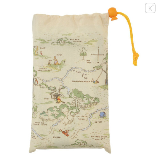 Japan Disney Store Picnic Blanket Leisure Sheet - Winnie the Pooh : World Map - 2