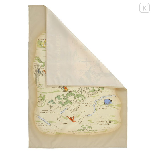 Japan Disney Store Picnic Blanket Leisure Sheet - Winnie the Pooh : World Map - 4