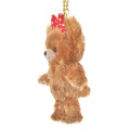 Japan Disney Store UniBearsity Plush Keychain - Mickey's UniBEARsity : Mocha - 2