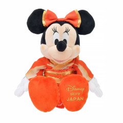 Japan Disney Store Plush Toy - Minnie : Kimono Japan Original