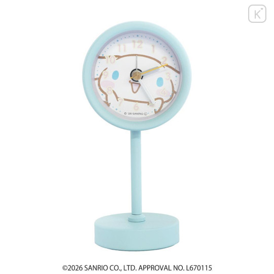 Japan Sanrio Decorative Table Alarm Clock on Stand - Cinnamoroll - 1