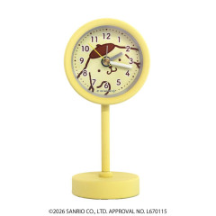 Japan Sanrio Decorative Table Alarm Clock on Stand - Pompompurin