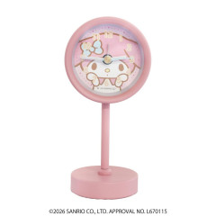 Japan Sanrio Decorative Table Alarm Clock on Stand - My Melody