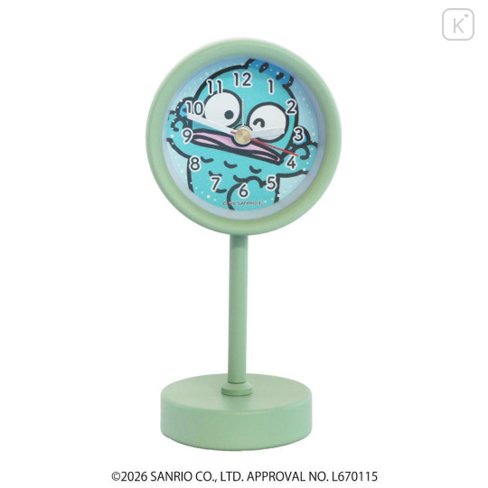 Japan Sanrio Decorative Table Alarm Clock on Stand - Hangyodon - 1