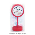 Japan Sanrio Decorative Table Alarm Clock on Stand - Hello Kitty & Tiny Chum - 2