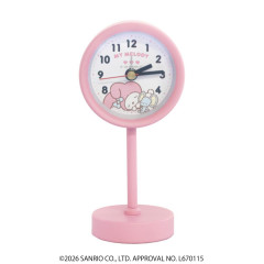 Japan Sanrio Decorative Table Alarm Clock on Stand - My Melody : Friend