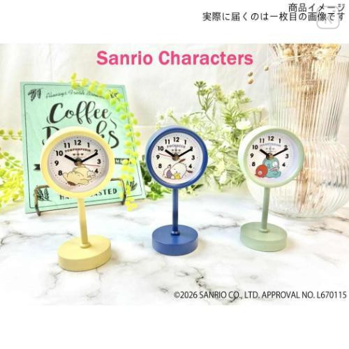 Japan Sanrio Decorative Table Alarm Clock on Stand - My Melody : Friend - 4
