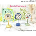 Japan Sanrio Decorative Table Alarm Clock on Stand - My Melody : Friend - 4