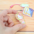 Japan Sanrio Wire Key Ring Charm Keychain - Hello Kitty : Aurora Decora-chic - 2