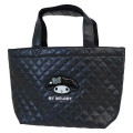 Japan Sanrio Quilted Mini Tote Bag - My Melody : Monochrome - 1