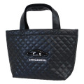 Japan Sanrio Quilted Mini Tote Bag - Cinnamoroll : Monochrome - 1