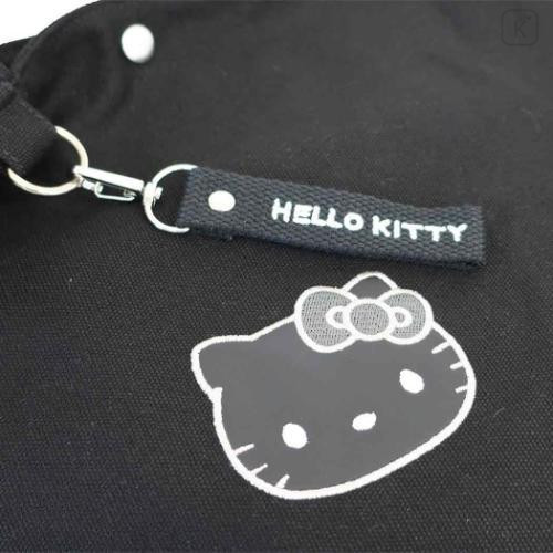 Japan Sanrio Tote Bag - Hello Kitty : Monochrome - 5